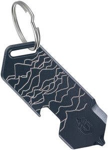 Gerber Shard DT Urban Blue Hills Stainless Bottle Opener Keychain Multi-Tool 1075359