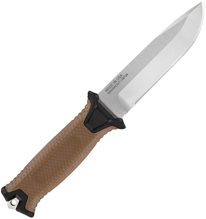 gerber gear strongarm Gerber Strongarm Black & Coyote Brown GFN MagnaCut Fixed Blade Knife 1 – Atlantic Knife Company