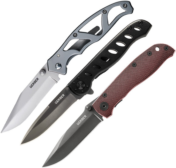 Gerber Greatest Hits Combo 3 Folding Knife Pack 1076895