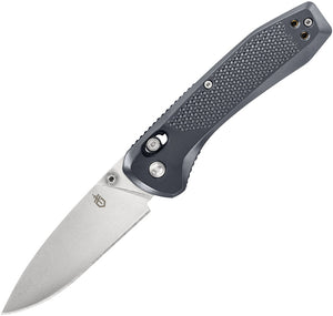 Gerber Sedulo Pivot Lock Gray FRN Folding CPM-S30V Drop Point Pocket Knife 1707