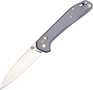 Gerber Savvy Pivot Lock Blue Aluminum Folding CPM-20CV Wharncliffe Pocket Knife 1845