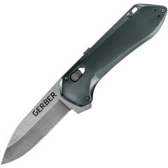 Gerber Highbrow Compact A/O Gray Aluminum Folding 7Cr17MoV Pocket Knife 30001738  -On Sale