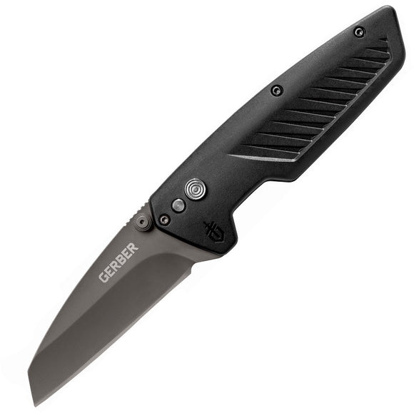 Gerber Fullback A/O Stainless Folding Safety Lock Black Titanium Handle Knife 3011