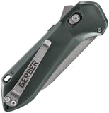 Gerber Highbrow Compact Pivot Lock A/O Gray Aluminum Folding 7Cr17MoV Pocket Knife 3764