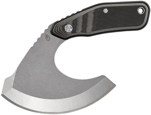 Gerber Downwind Ulu Black & Gray G10 7Cr17MoV Fixed Blade Knife w/ Sheath 3936