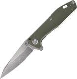 Gerber Fastball Linerlock Flat Sage Aluminum Folding S30V Pocket Knife 4004