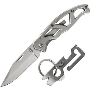 Gerber Paraframe & Mullet Stainless Steel Pocket Knife Combo 4036