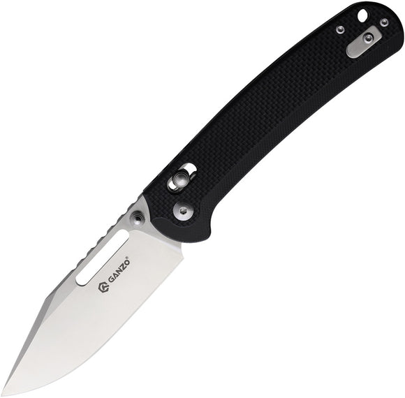 Ganzo Knives 768-BK G-Lock Black G10 Folding D2 Steel Pocket Knife 768BK