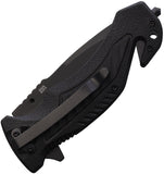 Ganzo Knives Linerlock Black & Green Aluminum Folding 440 Stainless Pocket Knife 628GR