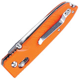 Ganzo Knives G-Lock Orange G10 Folding 440C Stainless Spear Pt Pocket Knife G7461OR