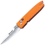 Ganzo Knives G-Lock Orange G10 Folding 440C Stainless Spear Pt Pocket Knife G7461OR