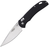 Ganzo Knives G-Lock Black G10 Folding 440C Stainless Drop Pt Pocket Knife G7531BK