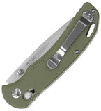 Ganzo Knives G-Lock Army Green G10 Folding 440C Stainless Drop Pt Pocket Knife G7531GR