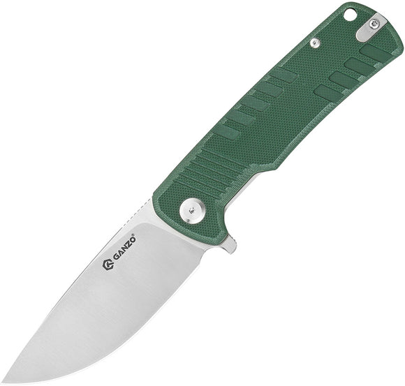 Ganzo Knives G769 Linerlock Green G10 Folding D2 Steel Pocket Knife 769GR