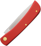 German Eye Clodbuster Jr Red Smooth Synthetic Folding Pocket Knife 99JRRT