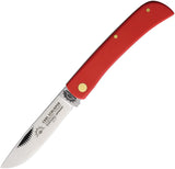 German Eye Clodbuster Jr Red Smooth Synthetic Folding Pocket Knife 99JRRT