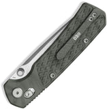 GEO Knife Blaze Axis Lock Tiger Striped Titanium Folding Bohler M390 Pocket Knife 2502C