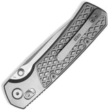 GEO Knife Blaze Axis Lock Gray Titanium Folding Bohler M390 Tanto Pocket Knife 2503A