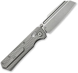GEO Knife Noxiz Axis Lock Gray Titanium Folding Bohler M390 Pocket Knife 2506A