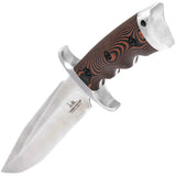 Hibben Tundra Black & Orange Micarta 420HC Stainless Fixed Blade Knife 5122