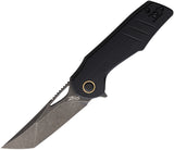 Grissom Knife and Tool Baby Zeus Linerlock Black G10 Folding 14C28N Pocket Knife BZBGDS