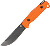 Glow Rhino Bohr Orange G10 DC-53 Steel Drop Point Fixed Blade Knife 112