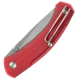 GiantMouse ACE Iona V2 Linerlock Red Micarta Folding MagnaCut Pocket Knife 11613