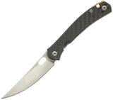 GiantMouse ACE Bleecker Framelock Carbon Fiber & Titanium Folding MagnaCut Knife 12115