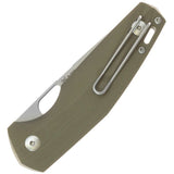 GiantMouse ACE Nimbus V3 Linerlock Green G10 Folding S90V Pocket Knife 12146