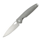 GiantMouse ACE REO Framelock Gray Titanium Folding CPM-MagnaCut Pocket Knife 12153