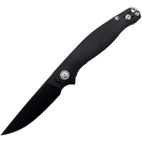 GiantMouse ACE Sonoma V2 Linerlock Black Titanium Folding Elmax Pocket Knife 12740