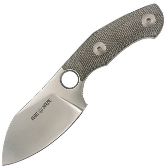 GiantMouse GMF1-MG Fixed Blade Green | Superior Craftsmanship at