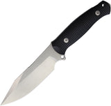 GiantMouse Redington Black Micarta CPM-MagnaCut Fixed Blade Knife w/ Sheath 13273