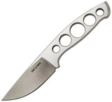 GiantMouse GMF5 Satin Bohler N690 Drop Point Fixed Blade Knife w/ Sheath 13389