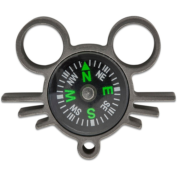 GiantMouse Titanium Logo Compass – Precision EDC Pocket Tool