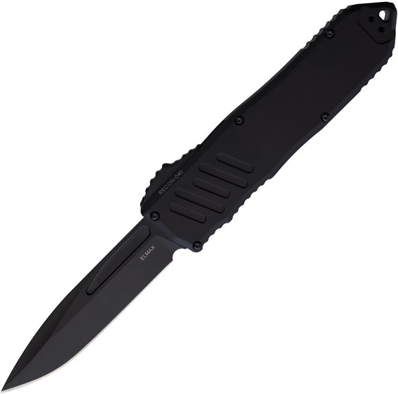 Guardian Tactical Automatic Recon 040 Knife OTF Blackout Aluminum Elmax Blade 113111