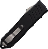 Guardian Tactical Automatic Recon 040 Knife OTF Black Aluminum Two-Tone Serrated Elmax Blade 113212