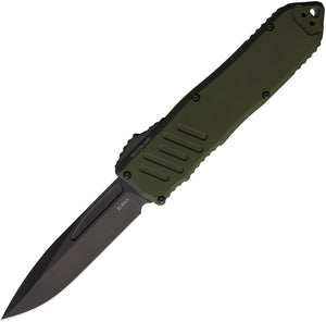 Guardian Tactical Automatic Recon 040 Knife OTF OD Green Aluminum Black Elmax Blade 118111