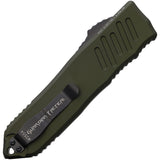 Guardian Tactical Automatic Recon 040 Knife OTF OD Green Aluminum Two-Tone Elmax Blade 118211