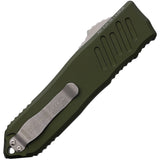 Guardian Tactical Automatic Recon 040 Knife OTF OD Green Aluminum Serrated Elmax Blade 118512