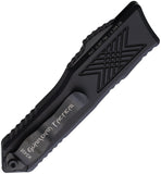 Guardian Tactical Automatic GTX-025 Knife OTF Blackout Aluminum Elmax Drop Pt Blade 123111