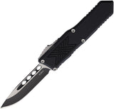 Guardian Tactical Automatic GTX-025 Knife OTF Black Aluminum Two-Tone Elmax Drop Pt Blade 123211