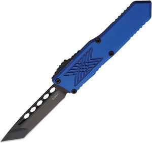 Guardian Tactical Automatic GTX-025 Knife OTF Blue Aluminum Black Elmax Tanto Blade 124121BL