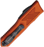 Guardian Tactical Automatic GTX-025 Knife OTF Orange Aluminum Two-Tone Elmax Drop Pt Blade 124211BO