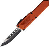 Guardian Tactical Automatic GTX-025 Knife OTF Orange Aluminum Two-Tone Elmax Drop Pt Blade 124211BO