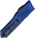 Guardian Tactical Automatic GTX-025 Knife OTF Blue Aluminum Two-Tone Elmax Tanto Blade 124221BL