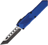 Guardian Tactical Automatic GTX-025 Knife OTF Blue Aluminum Two-Tone Elmax Tanto Blade 124221BL