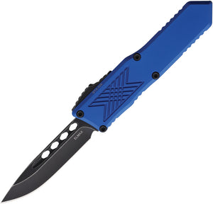 Guardian Tactical Automatic GTX-025 Knife OTF Blue Aluminum Elmax Drop Pt Blade 124611BL