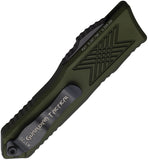 Guardian Tactical Automatic GTX-025 Knife OTF OD Green Aluminum Black Elmax Tanto Blade 128121