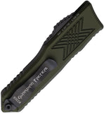 Guardian Tactical Automatic GTX-025 Knife OTF OD Green Aluminum Two-Tone Elmax Drop Pt Blade 128211